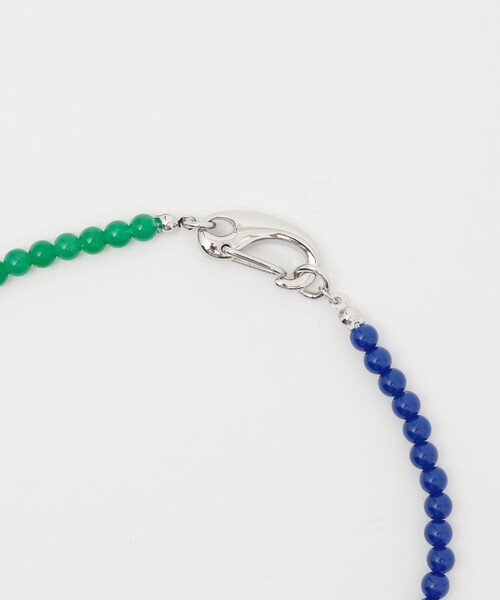 CITEN（シテン）の「＜CITEN＞バイカラービーズネックレス（ネックレス・レディース・ケリーグリーン/オレンジ・FREE）」の6枚目の写真