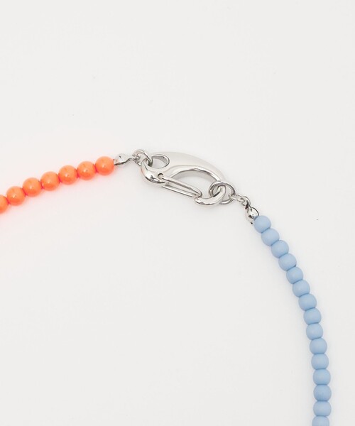 CITEN（シテン）の「＜CITEN＞バイカラービーズネックレス（ネックレス・レディース・ケリーグリーン/オレンジ・FREE）」の8枚目の写真