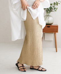 Social GIRL（ソーシャルガール）の「/Social GIRL/バックスリットジャガードロングスカート（スカート）」