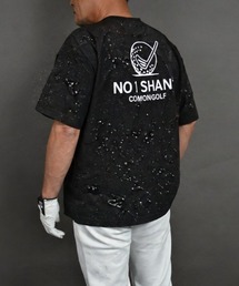 COMON GOLF（コモンゴルフ）の「撥水加工 バックプリント  半袖プルオーバーシャツ（Tシャツ/カットソー）」
