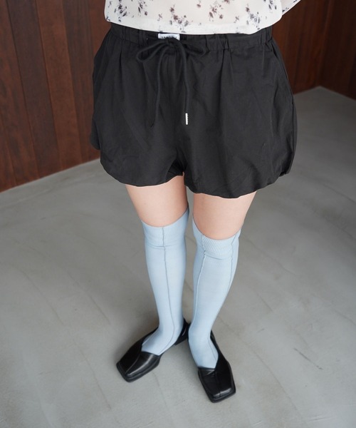 SANSeLF(サンセルフ)の「【SANSeLF】メローラインリブニーハイソックス タビソックス saa26s039(ソックス/靴下・レディース・ブルー/グリーン/ピンク/ホワイト・FREE)」の6枚目の写真