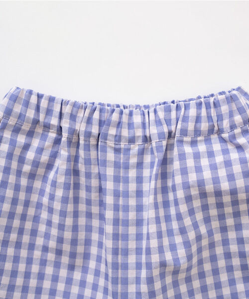 and D. petit main(アンドディープティマイン)の「ギンガムチェックリラックスパンツ(その他パンツ・キッズ・ブラック/ラベンダー/ブルー・90cm/100cm/140cm/130cm/110cm/120cm)」の8枚目の写真