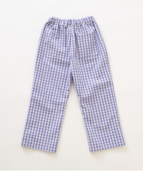 and D. petit main(アンドディープティマイン)の「ギンガムチェックリラックスパンツ(その他パンツ・キッズ・ブラック/ラベンダー/ブルー・90cm/100cm/140cm/130cm/110cm/120cm)」の13枚目の写真