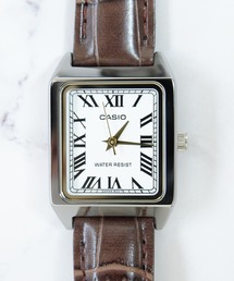 CASIO（カシオ）の「【CASIO】クラシック スクエア　レザー（アナログ腕時計）」