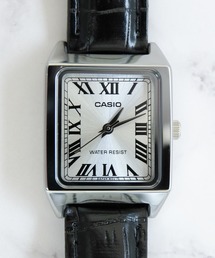 CASIO（カシオ）の「【CASIO】クラシック スクエア　レザー（アナログ腕時計）」
