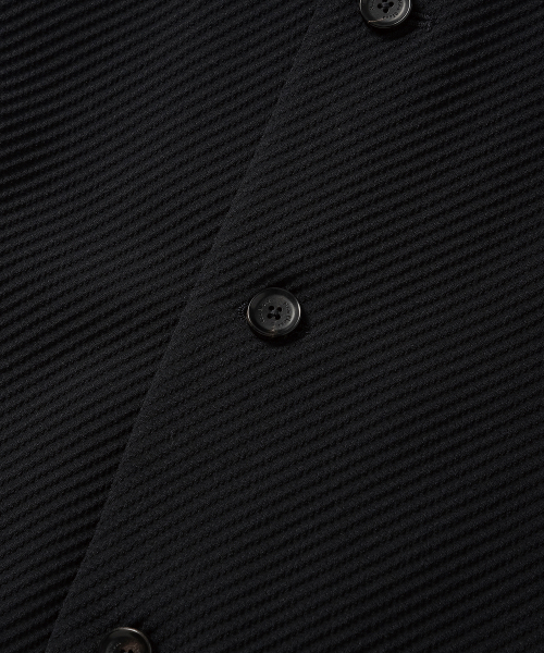 NONBLANK(ノンブランク)の「ラウンドネックシアサーカーエンボスジャンパー_DARK NAVY(その他アウター・メンズ・ダークネイビー・MEDIUM/LARGE/X-LARGE)」の4枚目の写真