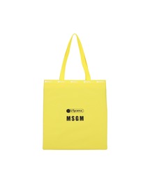 MSGM（エムエスジーエム）の「【MSGM×LeSportsac】Large Emerald Tote Yellow（トートバッグ）」