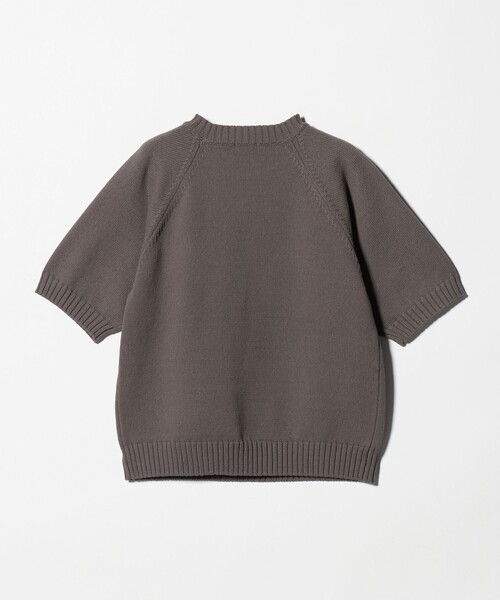 Steven Alan(スティーブンアラン)の「<Steven Alan>コットン ナイロン テープヤーン ハーフスリーブ ニット(ニット/セーター・レディース・オフホワイト/ブラウン系/ダークグレー・FREE)」の16枚目の写真