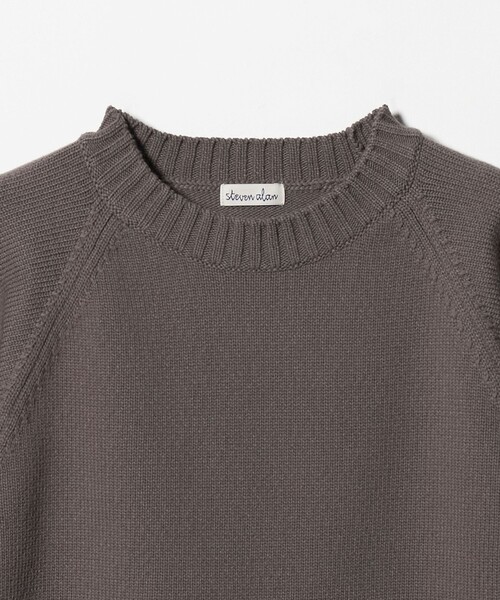 Steven Alan(スティーブンアラン)の「<Steven Alan>コットン ナイロン テープヤーン ハーフスリーブ ニット(ニット/セーター・レディース・オフホワイト/ブラウン系/ダークグレー・FREE)」の15枚目の写真