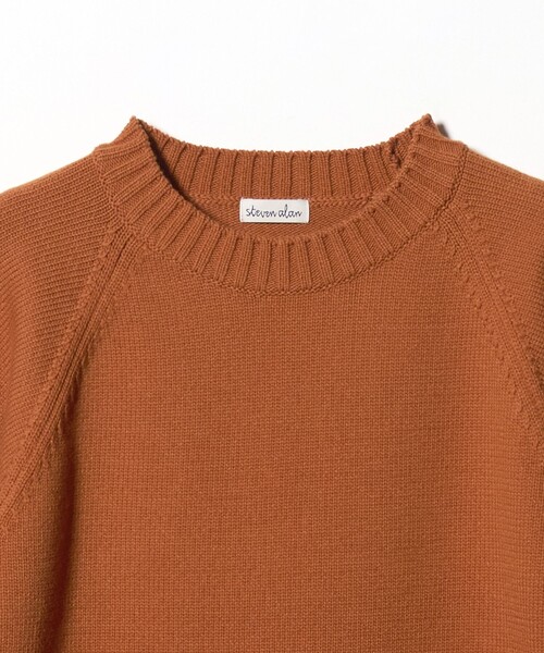 Steven Alan(スティーブンアラン)の「<Steven Alan>コットン ナイロン テープヤーン ハーフスリーブ ニット(ニット/セーター・レディース・オフホワイト/ブラウン系/ダークグレー・FREE)」の10枚目の写真