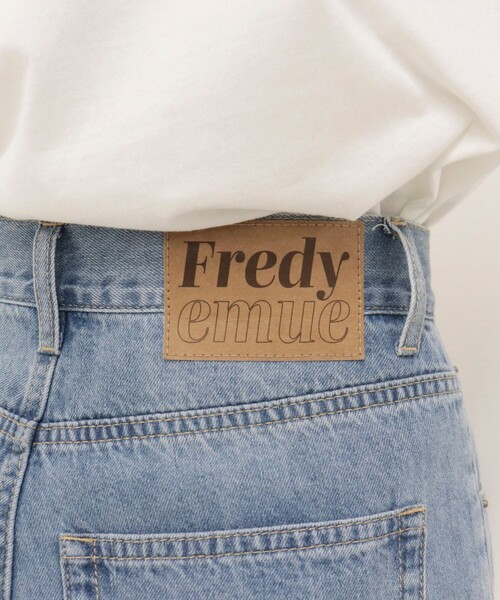 fredy emue（フレディエミュ）の「【@sora_522m企画】BASIC STRAIGHT LIGHT DENIM（デニムパンツ・レディース・ブルー/ブラック・36/37/38/34）」の16枚目の写真