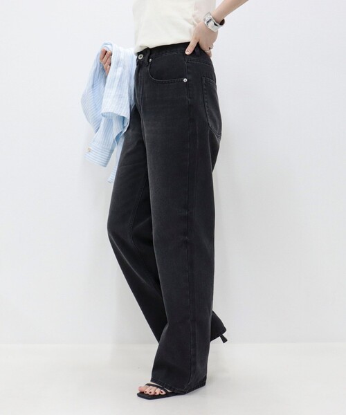 fredy emue（フレディエミュ）の「【@sora_522m企画】BASIC STRAIGHT LIGHT DENIM（デニムパンツ・レディース・ブルー/ブラック・36/37/38/34）」の5枚目の写真