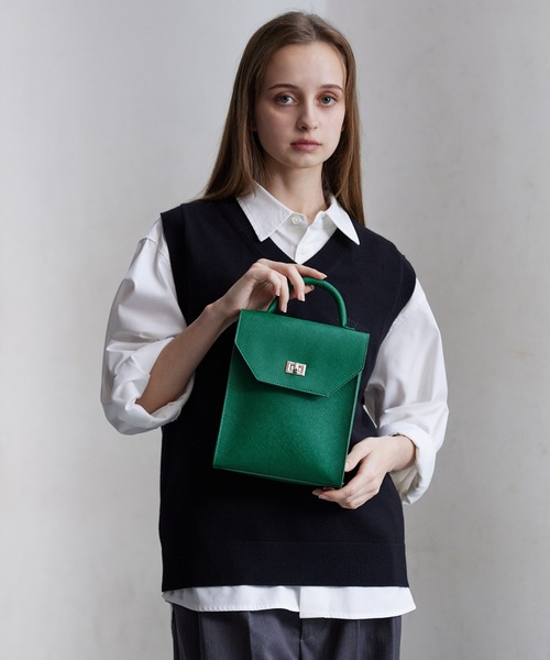 CLEL(クレイル)の「【CLEL】2way Square Shoulder Bag / 2way スクエアショルダーバッグ(ショルダーバッグ・メンズ・グレー/グリーン/ブラック・FREE)」の18枚目の写真