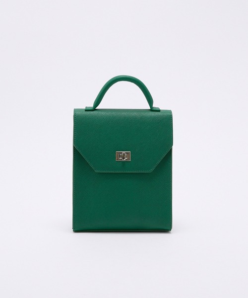 CLEL(クレイル)の「【CLEL】2way Square Shoulder Bag / 2way スクエアショルダーバッグ(ショルダーバッグ・メンズ・グレー/グリーン/ブラック・FREE)」の5枚目の写真