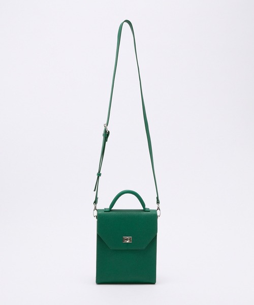 CLEL(クレイル)の「【CLEL】2way Square Shoulder Bag / 2way スクエアショルダーバッグ(ショルダーバッグ・メンズ・グレー/グリーン/ブラック・FREE)」の8枚目の写真