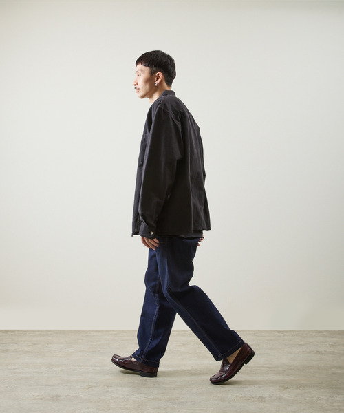Gramicci(グラミチ)の「GRAMICCI グラミチ / STRETCH DENIM NN-PANT TIGHT CROPPED ストレッチデニムクロップドパンツ テーパード / GMP6-SJP011(デニムパンツ・メンズ・ワンウォッシュ/インディゴブルー/ダークインディゴブルー・X-LARGE/LARGE/MEDIUM/SMALL)」の5枚目の写真