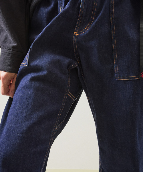 Gramicci(グラミチ)の「GRAMICCI グラミチ / STRETCH DENIM NN-PANT TIGHT CROPPED ストレッチデニムクロップドパンツ テーパード / GMP6-SJP011(デニムパンツ・メンズ・ワンウォッシュ/インディゴブルー/ダークインディゴブルー・X-LARGE/LARGE/MEDIUM/SMALL)」の12枚目の写真