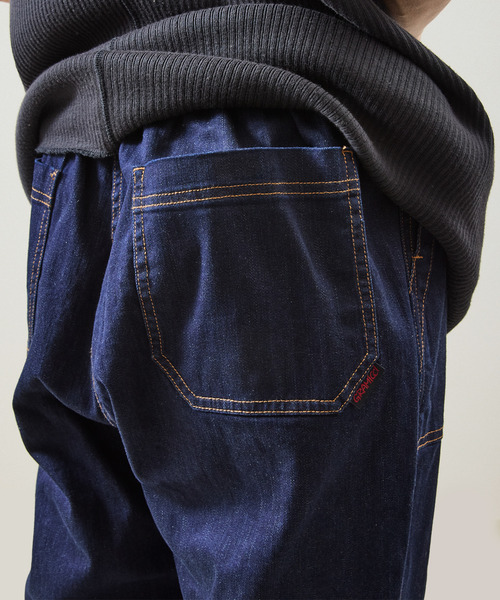 Gramicci(グラミチ)の「GRAMICCI グラミチ / STRETCH DENIM NN-PANT TIGHT CROPPED ストレッチデニムクロップドパンツ テーパード / GMP6-SJP011(デニムパンツ・メンズ・ワンウォッシュ/インディゴブルー/ダークインディゴブルー・X-LARGE/LARGE/MEDIUM/SMALL)」の14枚目の写真