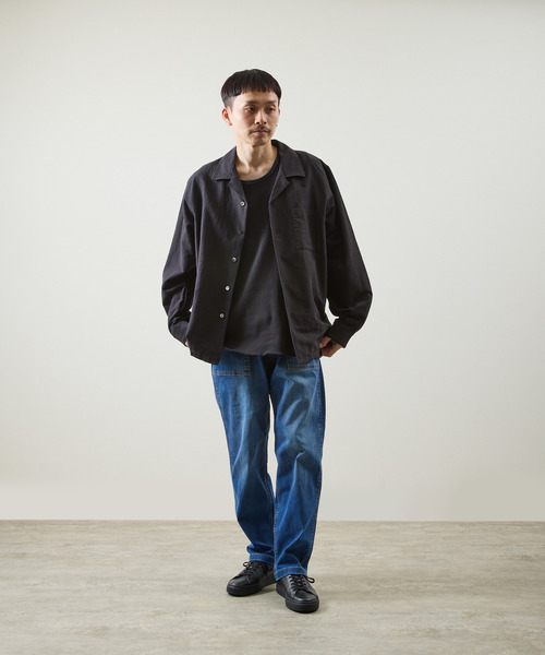 Gramicci(グラミチ)の「GRAMICCI グラミチ / STRETCH DENIM NN-PANT TIGHT CROPPED ストレッチデニムクロップドパンツ テーパード / GMP6-SJP011(デニムパンツ・メンズ・ワンウォッシュ/インディゴブルー/ダークインディゴブルー・X-LARGE/LARGE/MEDIUM/SMALL)」の22枚目の写真