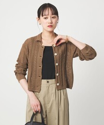 theory 20SS ウォッシャブル　リブロングカーディガン　ブラウン theory 20SS ウォッシャブル リブロングカーディガン ブラウンの通販は