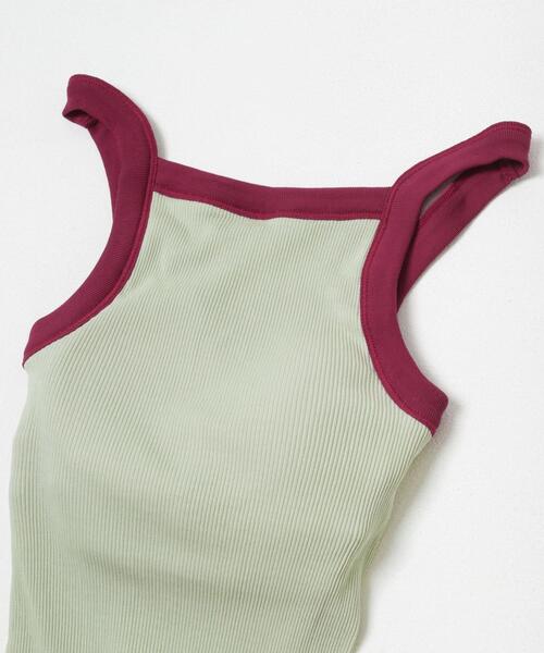 HAKUJI（ハクジ）の「HAKUJI　TWIST COTTON BRA AMESLE（キャミソール・レディース・アイボリー/グリーン系その他・FREE）」の5枚目の写真