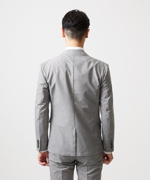 MICHEL KLEIN HOMME (ミッシェルクランオム)の「【セットアップ】メッシュプリントテーラードジャケット(テーラードジャケット・メンズ・ライトグレー/ネイビー・MEDIUM/LARGE/X-LARGE)」の13枚目の写真