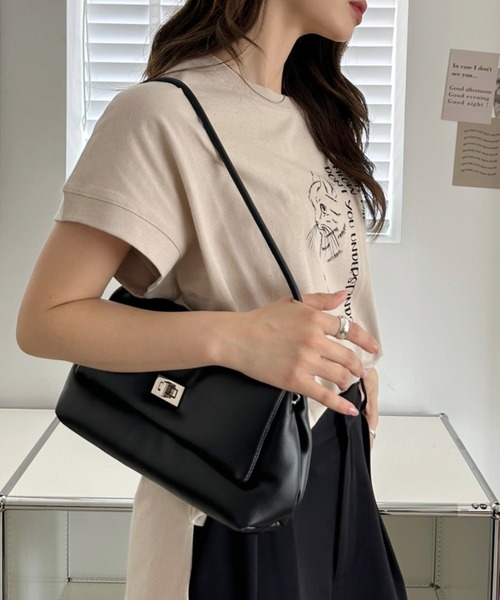 Ada.(エイダ)の「線画 キャット Tシャツ(Tシャツ/カットソー・レディース・ブラック/グレイッシュベージュ/オフホワイト・FREE)」の13枚目の写真