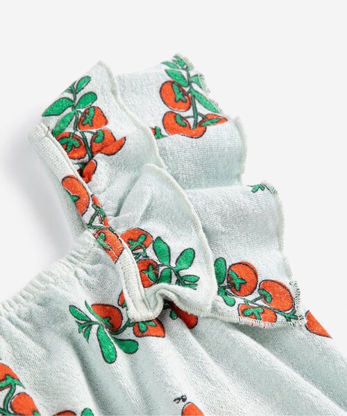 BOBO CHOSES（ボボショーズ）の「総柄Juicy Tomatoesワンピース【キッズ】（ワンピース・キッズ・スカイブルー・110/100/120/130）」の4枚目の写真