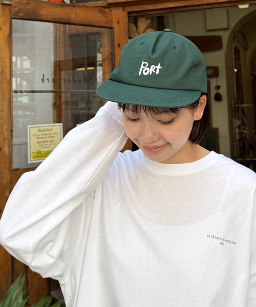 CANAL JEAN(キャナルジーン)の「Lakey Park PORT CAP(キャップ・レディース・グリーン・ONE SIZE)」の1枚目の写真