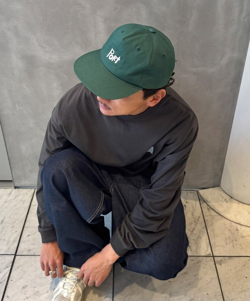 CANAL JEAN(キャナルジーン)の「Lakey Park PORT CAP(キャップ・レディース・グリーン・ONE SIZE)」の5枚目の写真