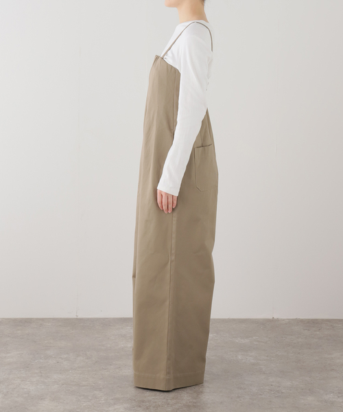 IENA LA BOUCLE(イエナラブークル)の「IENA LA BOUCLE コットンギャバジンベアオールインワン(サロペット/オーバーオール・レディース・ナチュラル・36/38)」の9枚目の写真