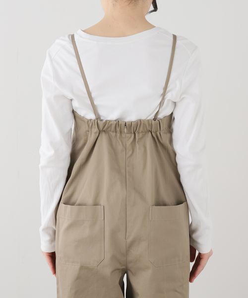 IENA LA BOUCLE(イエナラブークル)の「IENA LA BOUCLE コットンギャバジンベアオールインワン(サロペット/オーバーオール・レディース・ナチュラル・36/38)」の13枚目の写真