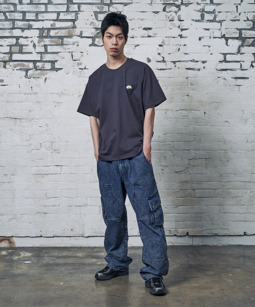 PEID(ペイド)の「PD HALF DAISY 半袖Tシャツ チャコール(Tシャツ/カットソー・レディース・チャコール・2/3/4/5/6/1)」の9枚目の写真