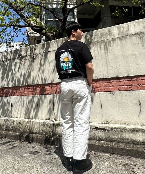 PEID(ペイド)の「PD HALF DAISY 半袖Tシャツ チャコール(Tシャツ/カットソー・レディース・チャコール・2/3/4/5/6/1)」の6枚目の写真
