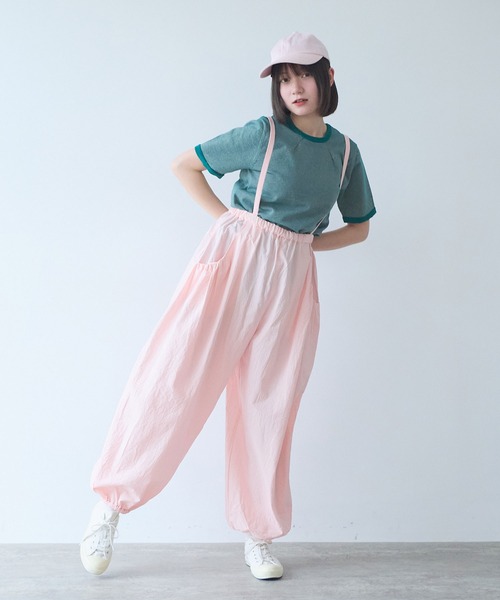 bulle de savon(ビュルデサボン)の「△40/-強撚ダンプ ギャザーパンツ(その他パンツ・レディース・チャコールグレー/ピンク/ホワイト・FREE)」の16枚目の写真