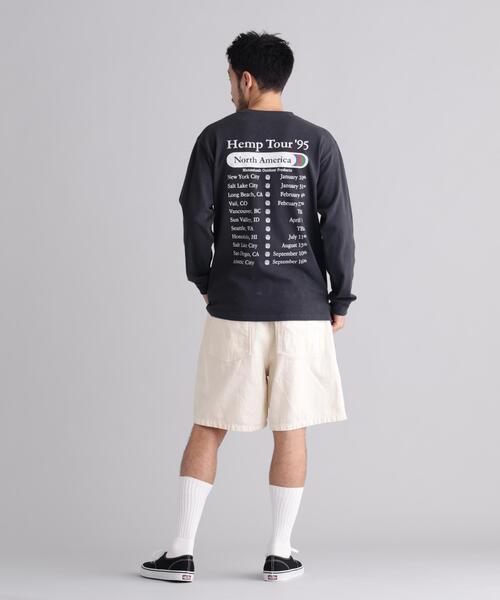 MANASTASH(マナスタッシュ)の「MANASTASH/マナスタッシュ/HEMP TOUR L/S TEE(Tシャツ/カットソー・メンズ・ブラック/ラベンダー/ホワイト・L/XL/M/S)」の7枚目の写真