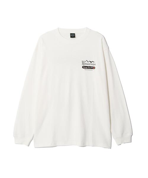 MANASTASH(マナスタッシュ)の「MANASTASH/マナスタッシュ/HEMP TOUR L/S TEE(Tシャツ/カットソー・メンズ・ブラック/ラベンダー/ホワイト・L/XL/M/S)」の9枚目の写真