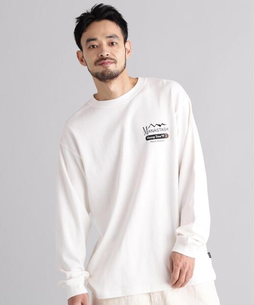MANASTASH(マナスタッシュ)の「MANASTASH/マナスタッシュ/HEMP TOUR L/S TEE(Tシャツ/カットソー・メンズ・ブラック/ラベンダー/ホワイト・L/XL/M/S)」の11枚目の写真