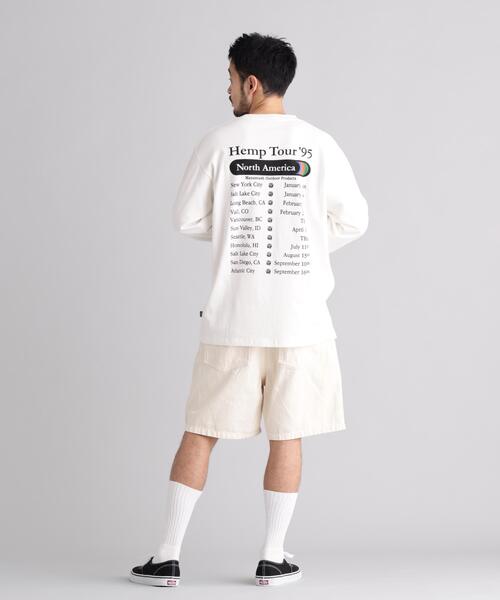 MANASTASH(マナスタッシュ)の「MANASTASH/マナスタッシュ/HEMP TOUR L/S TEE(Tシャツ/カットソー・メンズ・ブラック/ラベンダー/ホワイト・L/XL/M/S)」の12枚目の写真