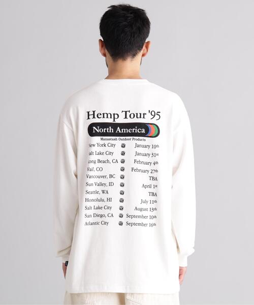 MANASTASH(マナスタッシュ)の「MANASTASH/マナスタッシュ/HEMP TOUR L/S TEE(Tシャツ/カットソー・メンズ・ブラック/ラベンダー/ホワイト・L/XL/M/S)」の15枚目の写真