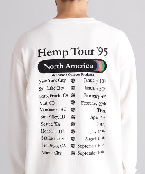 MANASTASH(マナスタッシュ)の「MANASTASH/マナスタッシュ/HEMP TOUR L/S TEE(Tシャツ/カットソー・メンズ・ブラック/ラベンダー/ホワイト・L/XL/M/S)」の19枚目の写真