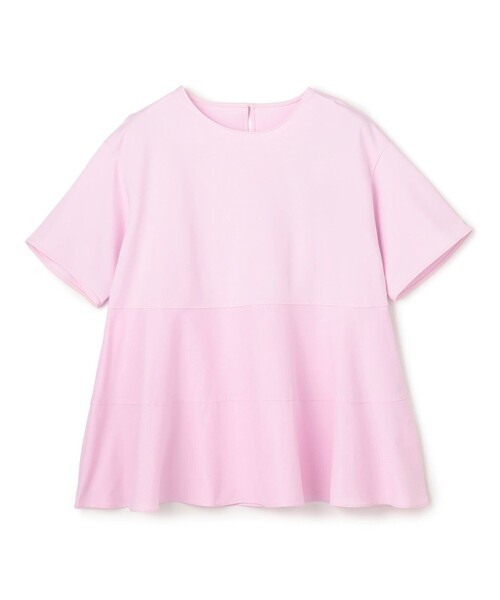UNFILO(アンフィーロ)の「【VERY掲載】BEAUTY FORM-T コンビティアード Tシャツ(Tシャツ/カットソー・レディース・ブラック系/ベージュ系/ピンク系/ブラック系1/ホワイト系・X-LARGE/XX-LARGE)」の20枚目の写真