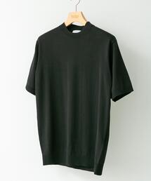 LIFE STYLE TAILOR ハイゲージクルーネック半袖ニット