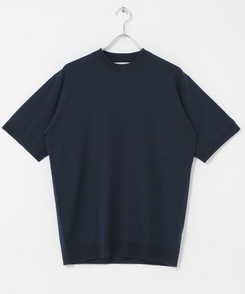 URBAN RESEARCH DOORS（アーバンリサーチドアーズ）の「LIFE STYLE TAILOR　ハイゲージクルーネック半袖ニット（シャツ/ブラウス・メンズ・ブラック/アイボリー/ブルー/ブラウン・LARGE/MEDIUM）」の13枚目の写真