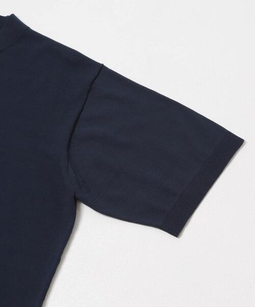 URBAN RESEARCH DOORS（アーバンリサーチドアーズ）の「LIFE STYLE TAILOR　ハイゲージクルーネック半袖ニット（シャツ/ブラウス・メンズ・ブラック/アイボリー/ブルー/ブラウン・LARGE/MEDIUM）」の15枚目の写真