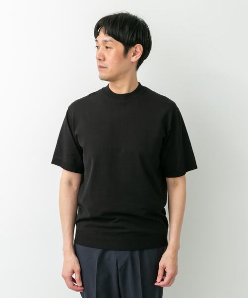 URBAN RESEARCH DOORS(アーバンリサーチドアーズ)の「LIFE STYLE TAILOR ハイゲージクルーネック半袖ニット(シャツ/ブラウス・メンズ・ブラック/アイボリー/ブルー/ブラウン・LARGE/MEDIUM)」の19枚目の写真