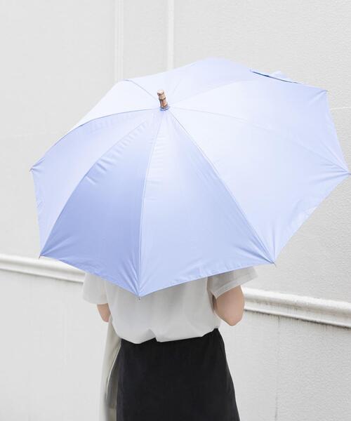 URBAN RESEARCH（アーバンリサーチ）の「晴雨兼用バンブーアンブレラ（長傘・レディース・ブラック/ライトブルー/ホワイト・-）」の11枚目の写真