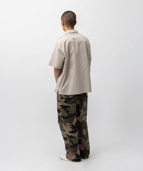 UNION(UNION TOKYO)(ユニオン)の「UNION TOKYO HICKS SS SHIRT ユニオントーキョー シャツ(シャツ/ブラウス・メンズ・ベージュ/グレー・XL/L/M/S)」の4枚目の写真