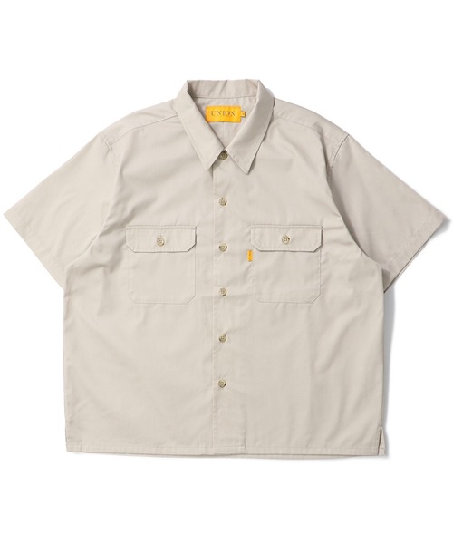 UNION(UNION TOKYO)(ユニオン)の「UNION TOKYO HICKS SS SHIRT ユニオントーキョー シャツ(シャツ/ブラウス・メンズ・ベージュ/グレー・XL/L/M/S)」の10枚目の写真