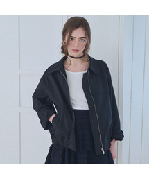 Modern zip-up blouson_2 Colors